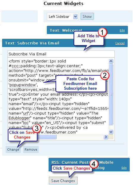 Image of Email Widget