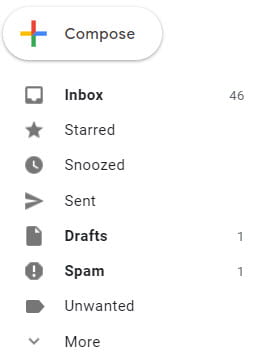 Spam folder