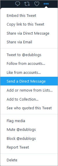More options