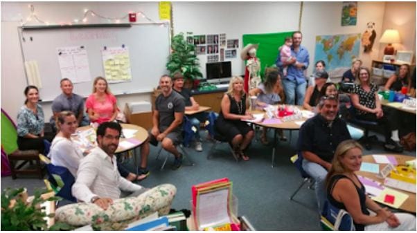 Parents in the classroom
