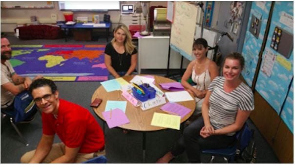 Parents in the classroom