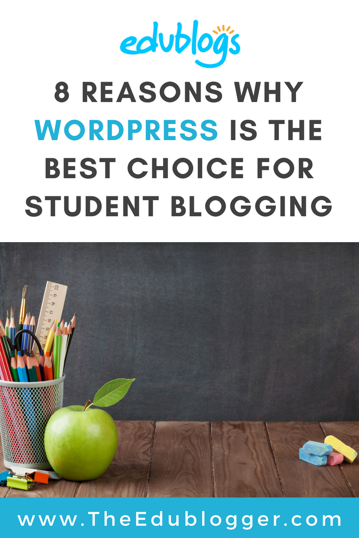 There are many tools and services available that allow students to publish online. Edublogs and CampusPress are powered by WordPress. This post explains 8 reasons why WordPress is the best choice for your student blogging platform.