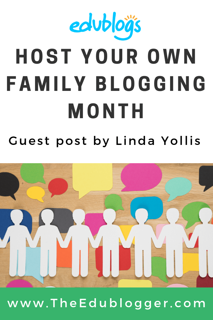 This is a guest post by Linda Yollis who explains her popular 'Family Blogging Month' concept. Find out how to run a similar challenge in your own classroom.